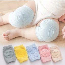 Soft Knitted Baby Knee and Elbow Socks, 5 Random Pairs Any Color Baby Knee Pads-image-13