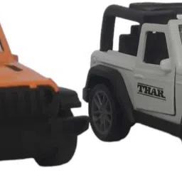 THAR SPORTS OPEN JEEP COMBO OF 2 PCS ALLOY METAL FRONT DOORS OPENABLE KIDS TOY-20