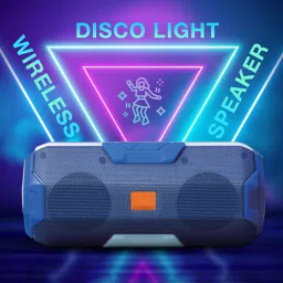 GOOD FUN A-006 Dolby Sound Bass With Disco Color Change Light In Built Bluetooth Speaker 10 W Bluetooth Laptop/Desktop Speaker image 2