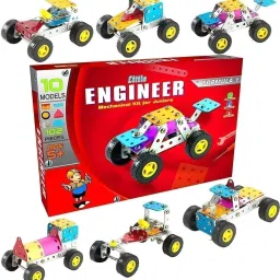 Little Engineer Formula 1 Mechanical Kit Kids Building Blocks Construction Toys-26