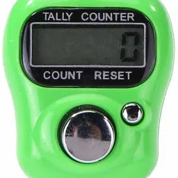 ® Hand Held Useful Digital Display Knitting Crochet Amigurumi Purple/Green Stich Row Tally Counter Digital Tally Counter-18