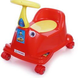 Baby Potty Seat Scooter Style with Wheel Potty Box-image-45