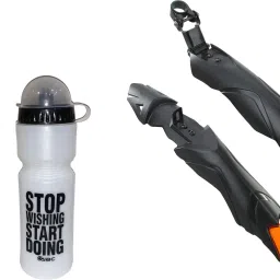 Bicycle Front & Rear Mudguard with Night Reflector With Bottle & Stand Full Length Front & Rear Fender-7