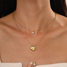 Gold-plated Plated Stainless Steel Necklace-image-77