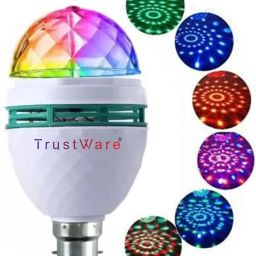 360 Degree Rotating Crystal LED Bulb disco Light Single Disco Ball-image-38
