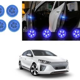 Car Door LED Warning Light Wireless Car Door Safety Warning Light for Anti Rear-End Collision (Blue, 4pc) A86 Car Fancy Lights-image-56