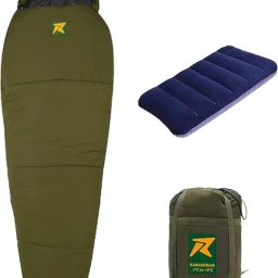 Karakoram -7°C to +3 °C(Military Green, 2.5kg) Sleeping Bag-image-64