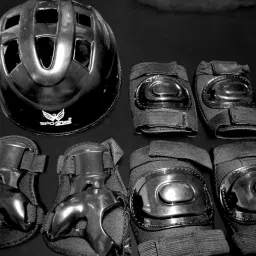 Skating Protection Kit - Helmet + Elbow Guard + Knee Guard + Hand Guard_11 Cycling Kit-image-19