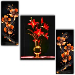 Stylish Flower Scenery Wall Painting for Home Decor Digital Reprint 12 inch x 18 inch Painting-9