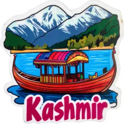 Kashmir Fridge Magnet | Kashmir Souvenirs | Travel Gift - Wander Tag Fridge Magnet Pack of 1-image-63