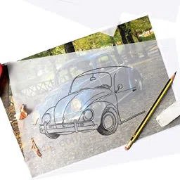 qalam kaari A4 Size Artist’s Tracing Paper, 10 Sheets-Translucent Sketching Tracing Paper image 3