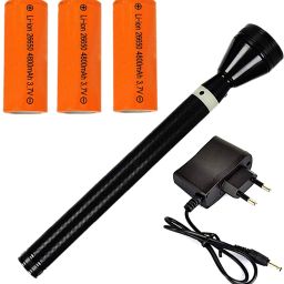 High Quality Long Lasting 1500m Distance 4800mah Battery heavy duty Flashlight 4 hrs Torch Emergency Light-15