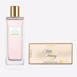 WOMEN'S COLLECTION Delicate Blossom Eau de Toilette 50 ml with MILK & HONEY GOLD Softening Creamy Soap Bar 100 g-picture-18