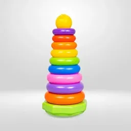 zokato Teddy Rings Stacking Toy - (Color & Design may vary) image 5