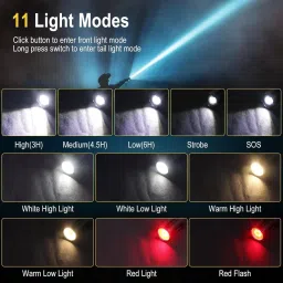 tringdown Rechargeable Spotlight Flashlight High Lumen 10000 Lumen LED 24 hrs Torch Emergency Light image 3