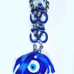 Nazar Suraksha Kavach With " OM " With Evil Eye Glass, Plastic Yantra-12