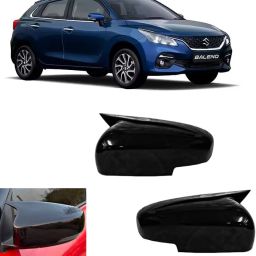 Car side black mirro with indictor cut in batman look for balen-0 Borosilicate Glass Car Mirror Cover-image-17