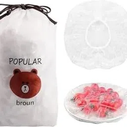 Clear Elastic Food Bag Covers for Kitchen 100Pcs 3 inch Lid, Pack of 1-21