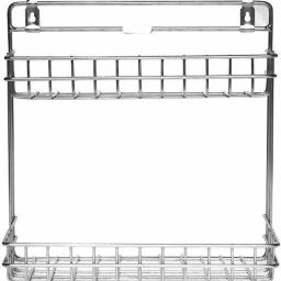 Stainless Steel Bathroom Shelf Hanging Organizer | Detergent Shampoo Soap Stainless Steel Kitchen Trolley-26