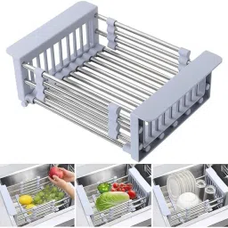 Stainless Steel Kitchen Trolley-20