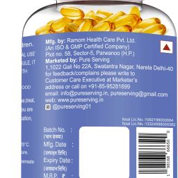 pure serving PREMIUM Triple 3X Strength Omega-3 Fish Oil Triglyceride - 550mg EPA, 350mg DHA image 2