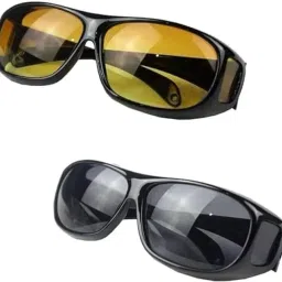 dn brothers UV Protection, Riding Glasses, Polarized, Others Rectangular Sunglasses (Free Size) image 2