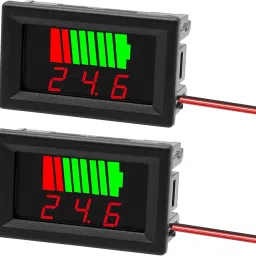 DC 12V, 24V, 36V, 48V, 60V Battery Indicator Voltage Meter Pack Of 2 Voltmeter-image-78