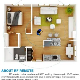 BALRAMA DC 5v-24v LED Dream Colour Controller RF Remote Pixel Strip Light Dimmer Sensor Smart Switch image 3