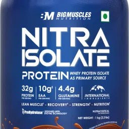 Nitra Isolate | 32g Protein | 10g EAA | Whey Protein with ProHydrolase Enzyme | Whey Protein-24