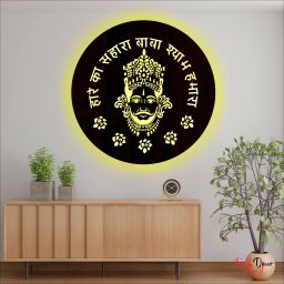 Khatu Shyam LED Light Wall Hanging | Baba Shyam Photo Frame or Murti-image-38