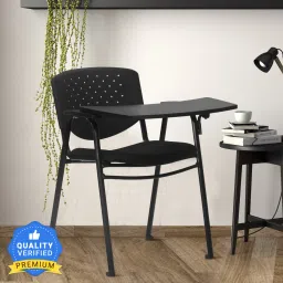 Amaze Low Back with Tablet Fabric Office Arm Chair-image-61