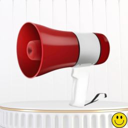 Handheld Megaphone with Siren, Microphone & Rechargeable for Outdoor EventsA111 Megaphone Portable Megaphone Siren Loudspeaker Function &Long Battery BackupE111 Outdoor PA System-23