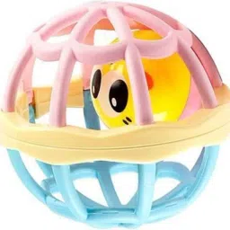 Colourful Rattle Toy for Toddlers - Ball Rattle Rattle (Multicolor) Rattle-image-24