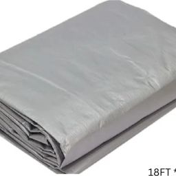 18FT * 24FT 125 GSM Tarpaulin Tent Tent-For Truck body, Car, Bike Waterproof Tent - For Camping, Construction Sites, Transportation Covers, Temporary Shelters-45