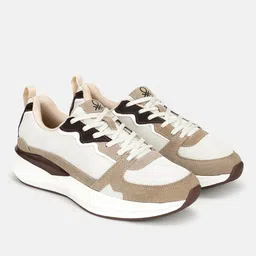 United Colors of Benetton Colorblock Lace-Up Round Toe Athletic Sneakers Sneakers For Men-picture-28