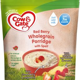 Red Berry Wholegrain Porridge with Spelt, Nutritious Baby Cereal, UK-Made Cereal-image-57