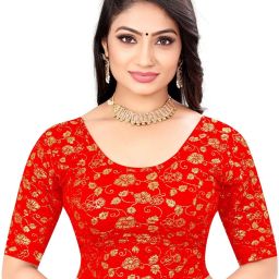 Round Neck Women Blouse-image-56