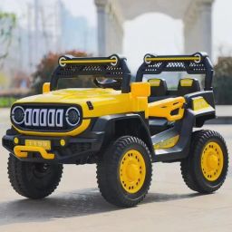 Electric Hummer Jeep for Kids with Music Jeep Battery Operated Ride On-image-1