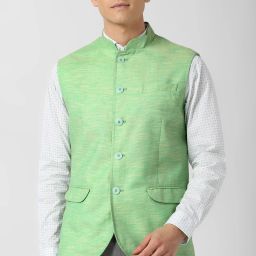 Solid Men Waistcoat-image-1