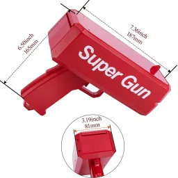 Make It Rain Gun Cash Gun Super Gun Spray Gun, Fashion Money Gun Suitable-image-5