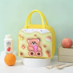 1pc Portable Insulated Kids Lunch Box Bag With Handle For Kids, Boys & Girls Waterproof Lunch Bag-image-68