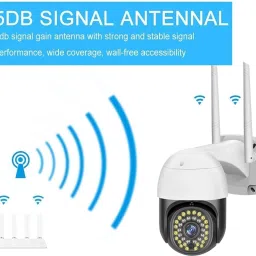TP PLUS WiFi 1080p 3MP 360° Pant Tilt Smart Ptz Indoor Outdoor Security Motion Detection Security Camera image 3