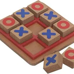 Wooden tic tak Toe Gifting for Birthday Wooden Learning Toys Gifts (1 Pieces)-17