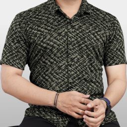 Men Regular Fit Printed Spread Collar Casual Shirt-image-50