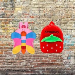 SM 4BS Butter Fly & Stawarry Kids School Lunch Bag Combo Lunch Bag-image-74
