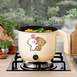 Multicolor 3-In-1 500W Multi Cooker 1.8 L, With Stainless Steel Steamer Rice Cooker, Travel Cooker, Egg Boiler, Egg Cooker, Food Steamer-13