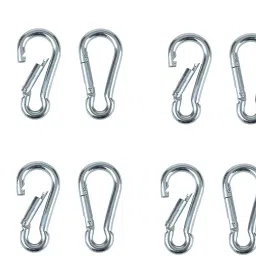 Stainless Steel Spring Snap Hook Carabiner pack of 08 Locking Carabiner-picture-32