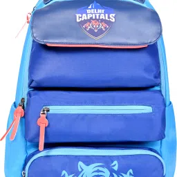 Medium 29 L Laptop Backpack Official Delhi Capitals 2 Compartment Polyester Casual Daypacks-image-13