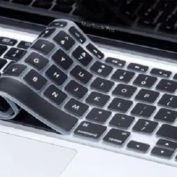 SINGING NOISE Keyboard Protector for MacBook Air - Silicone Keyboard Skin(Black) Leptop Keyboard Skin-43