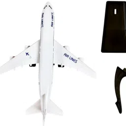 snm97 AEROPLANE C747 With Stand Pull Back And GO RED08 image 3
